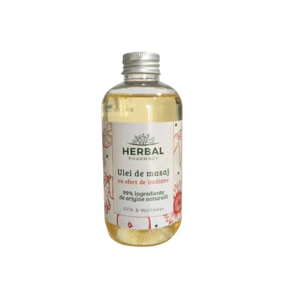 Ulei masaj incalzire 200ml Herbal Pharmacy