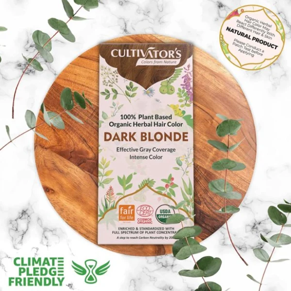 Vopsea bio din plante Dark Blonde 100g Cultivator's - Image 2